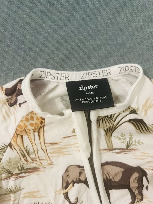 NOU Zipster pijama overall 0-3 luni