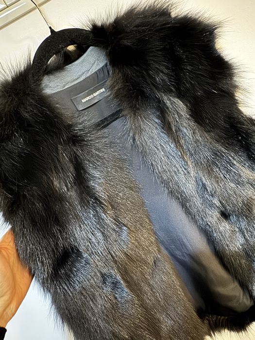 MARCO SARTINI vesta blana vulpe de la 600€ la 200€