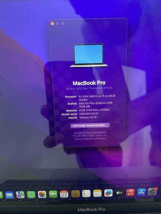 MacBook Pro 2017 Touch Bar