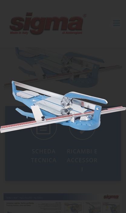 Mașina de tăiat gresie SIGMA 125 cm art. 4EN Seria4