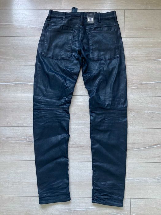 НОВИ G Star 5620 Elwood 3D Slim Jeans Dry Waxed Cobler дънки W33 L36