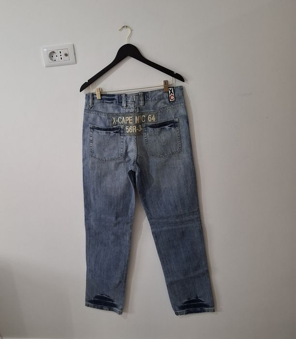 Blugi bărbați X-CAPE, mărime W32 regular fit, bleumarin