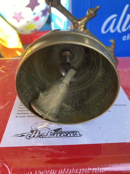 Clopot Alama-Bronz Lucrat in stil Traditional