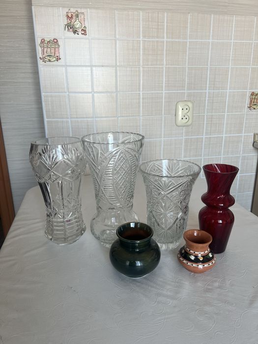 Вазы хрустальные