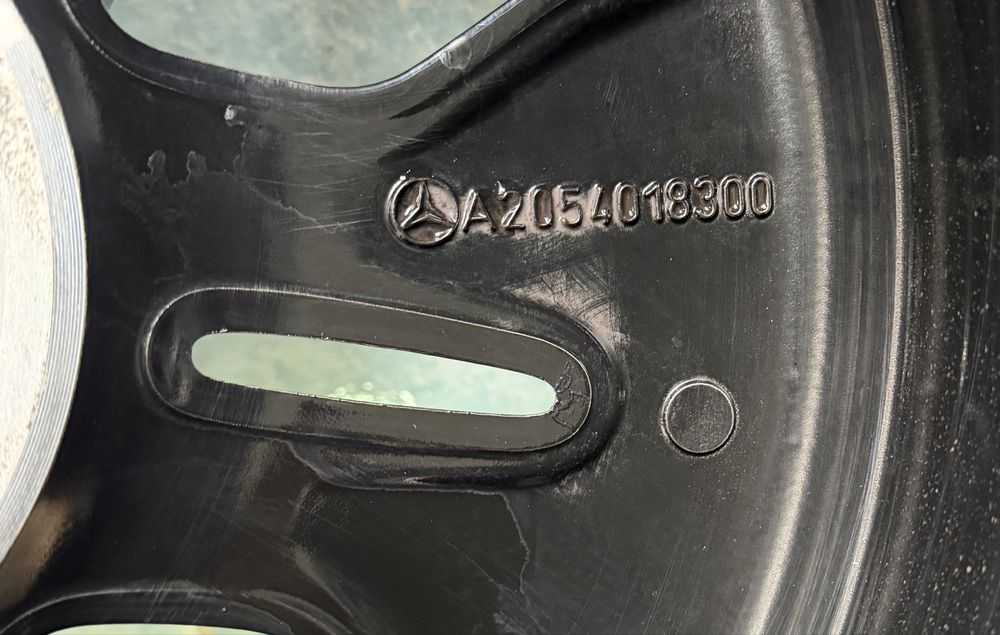 Jante aliaj bicolore R18 originale Mercedes C W205 T205 doua latimi