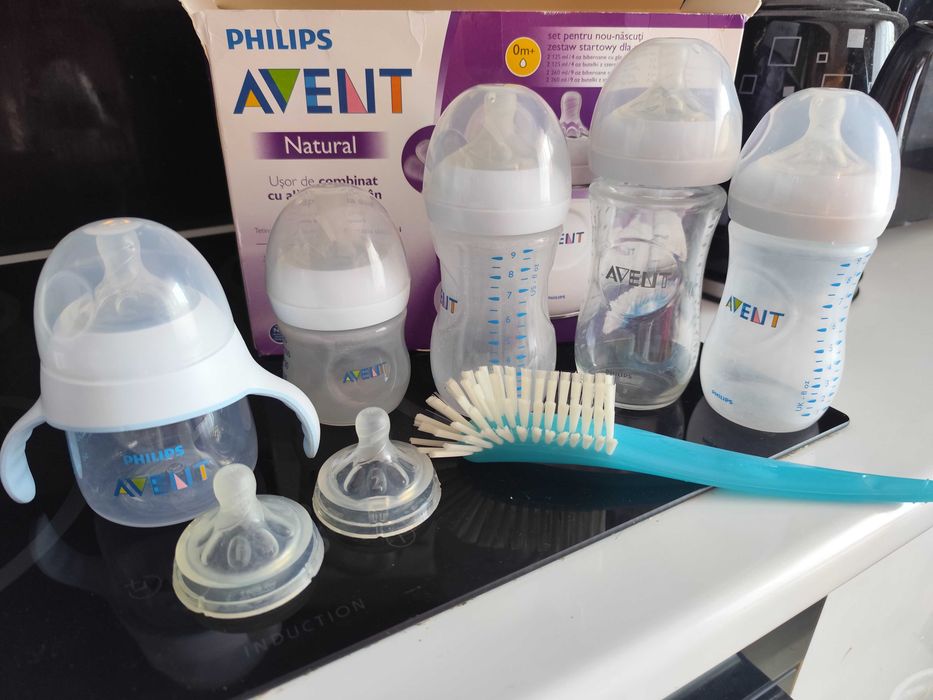 Sterilizator Avent+set biberoane Avent+cana Avent