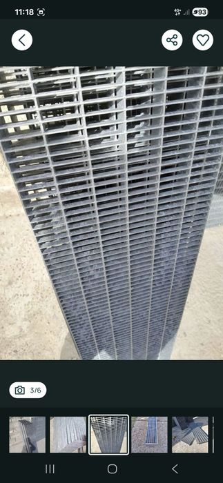 Trepte zincate galvanizate