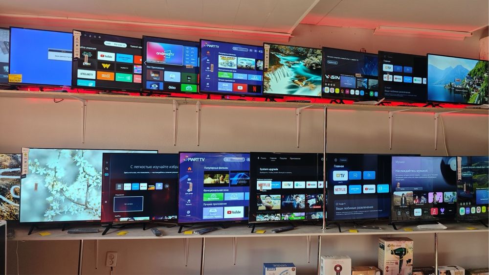 Телевизор новый смарт ТВ 109 см