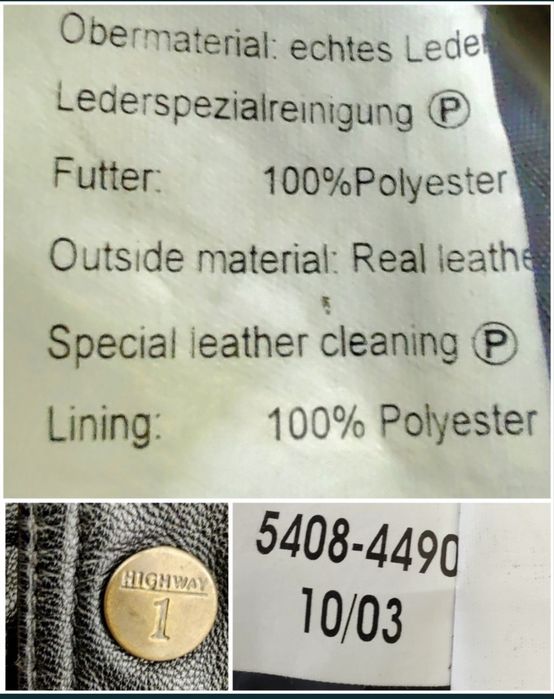 Geaca de piele naturala