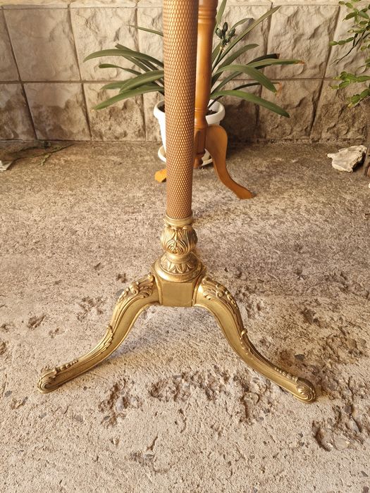 Страхотна антикварна белгийска бронзова закачалка