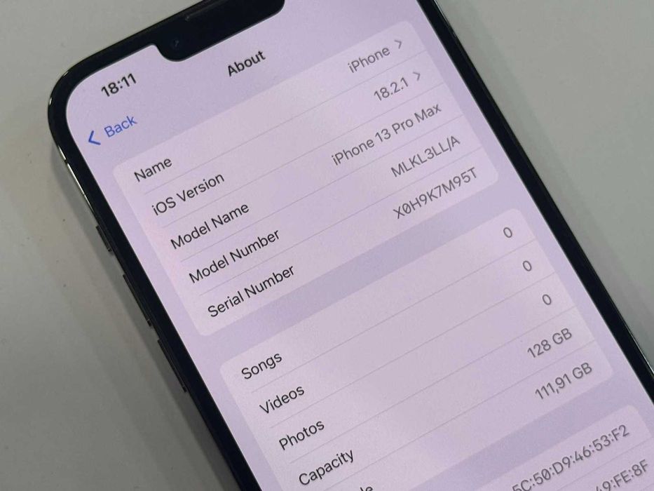 Apple iPhone 13 Pro Max 128GB- 85%BH