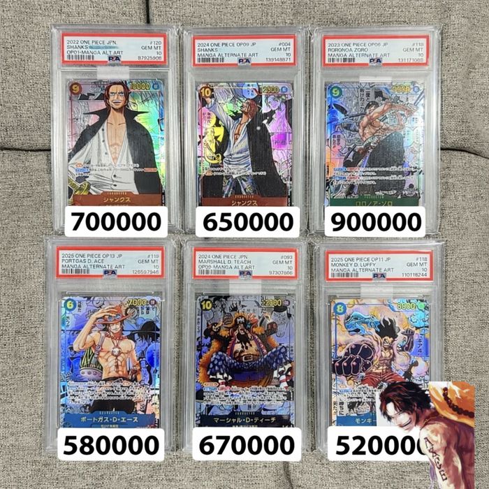 One Piece коллекционный карты