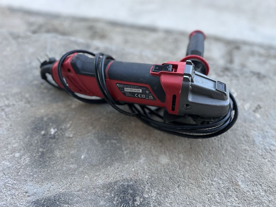Einhell TE-AG 125/1010 CE Q - Polizor unghiular cu fir, 1010 W, 125 mm, turatie reglabila
