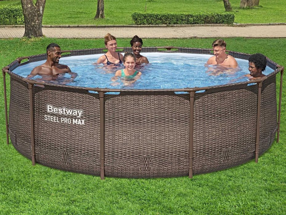 Бассейн Bestway каркасный Steel Pro Max "Ротанг" 366х100см 9150л 56709