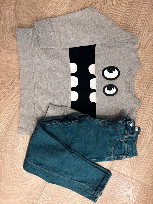 Set pantaloni si bluza, marimea 116