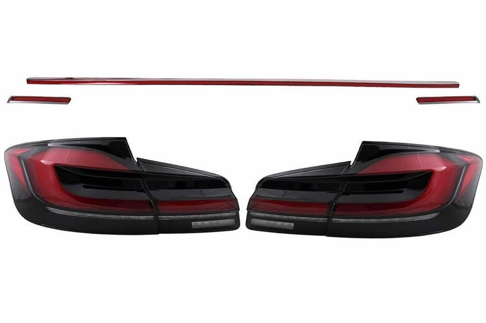 Stopuri LED BMW Seria 5 F10 (2011-2017) Semnal Dinamic LCI G30 Design