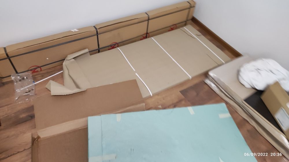 Не отворен чисто нов Плот за кухня Термо плот 1.30 м. Имитация мрамор.