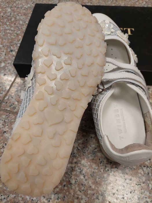 Нова цена!!! Обувки TwinSet, бели, естествена кожа, 37 номер