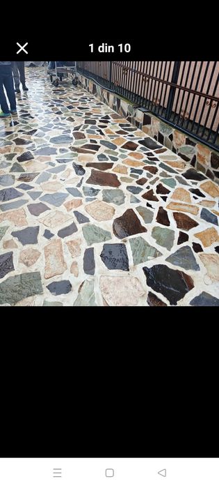 Montam piatră naturală