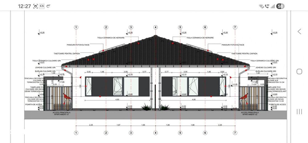 Duplex de vanzare cu 3 camere, zona Bucovat