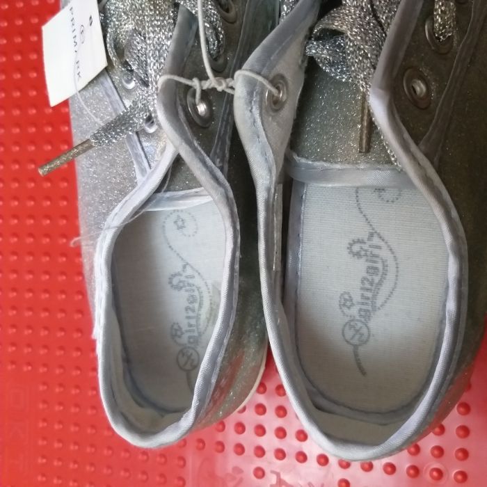 Кецки за момиче, сребристи