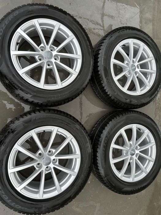 Jante originale Audi 17 cu anvelope de iarna