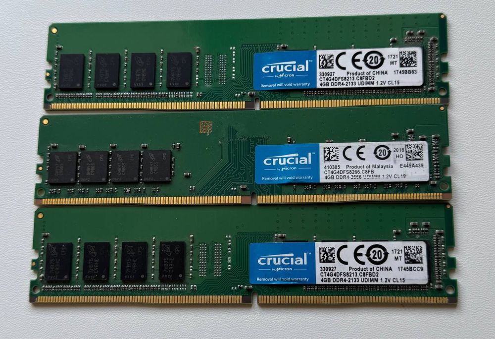 Продается Озу разные обьемы