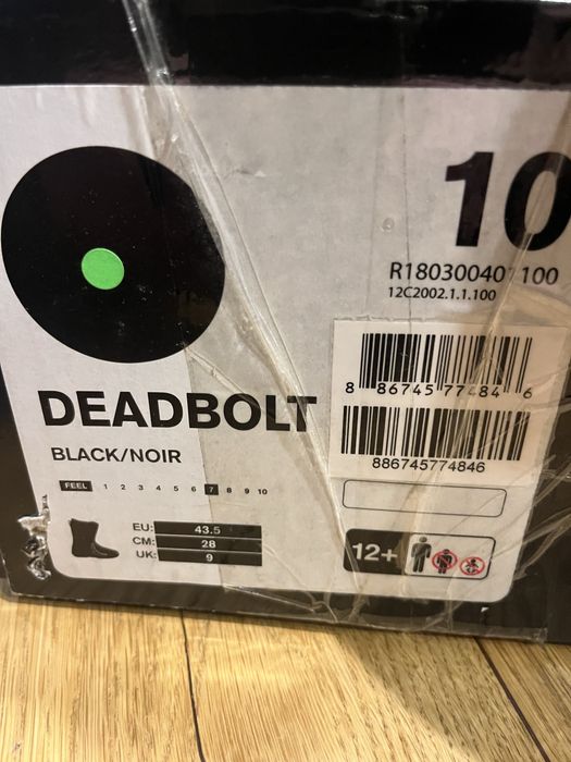 Boots snowboard ride dublu boa 43/5