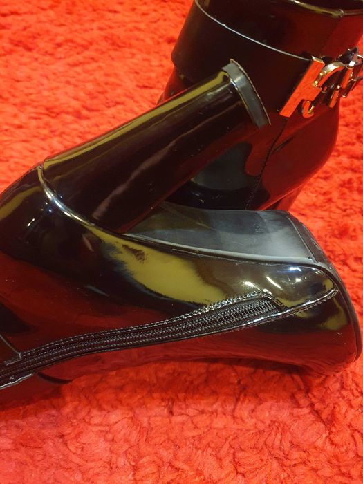 Botine dama piele naturala lac 38