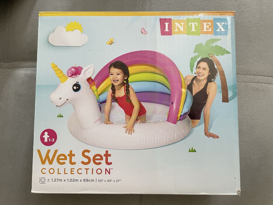 Бассеин INTEX единорожка для малышей