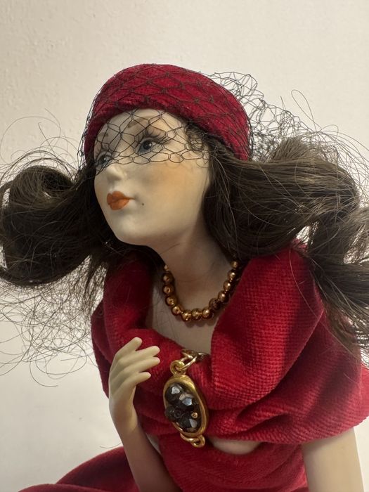 Papusa portelan Marigio. Rara, de colectie.