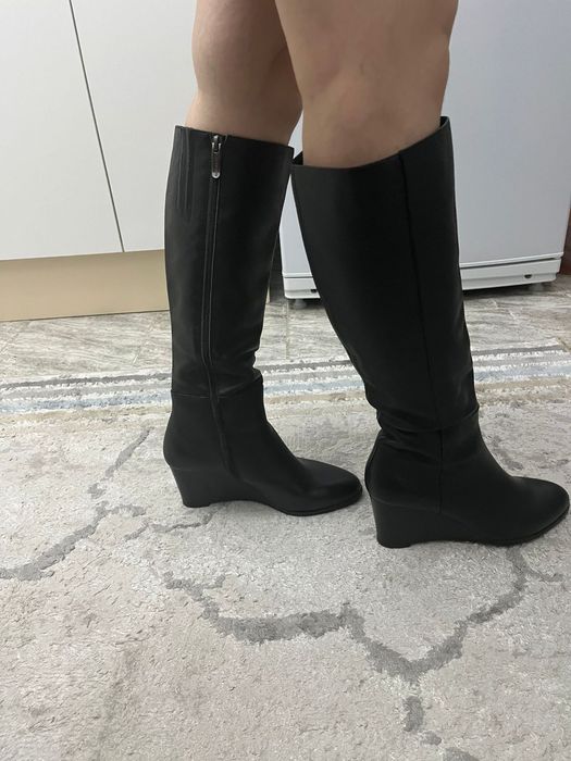 Сапоги кожаные осень весна