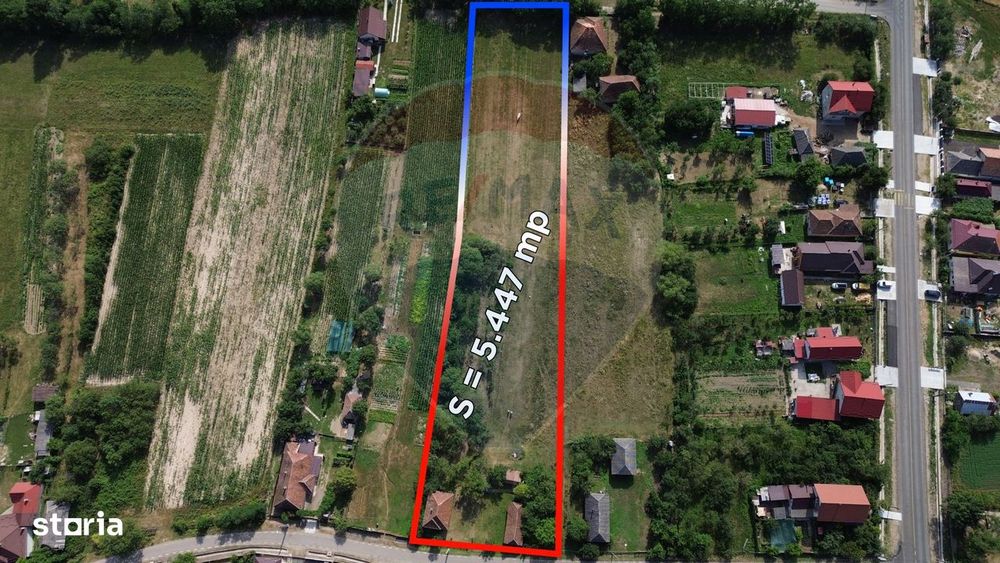 Casă cu teren 5.447 mp și dublu acces | Valea Vinului
