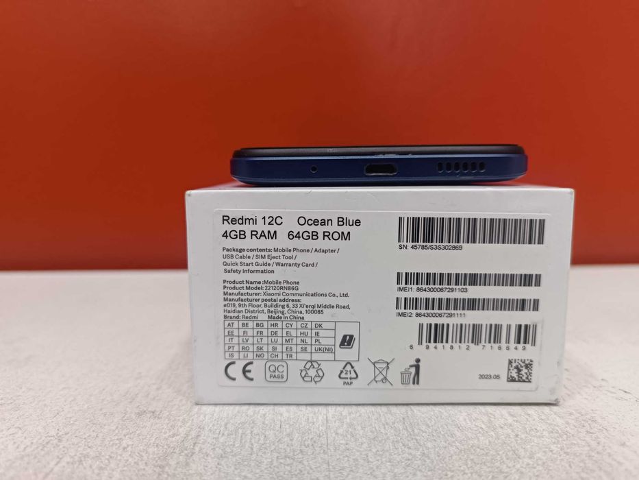 Redmi 12c Ocean blue 4/64