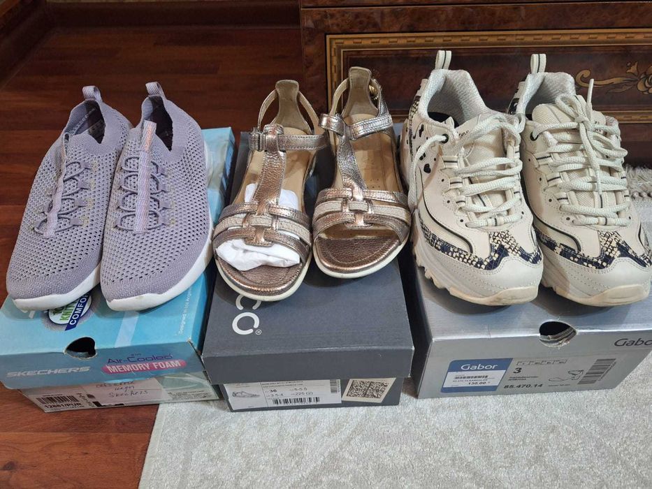 Обувь новая женская skechers и ecco