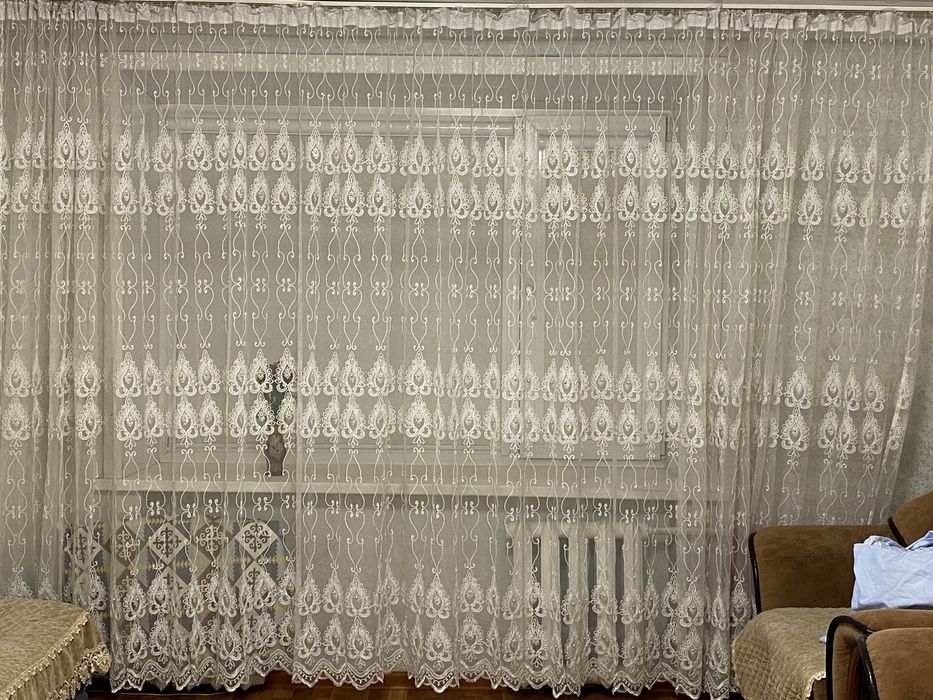 Тюль высотой  2,30 шириной 6 м