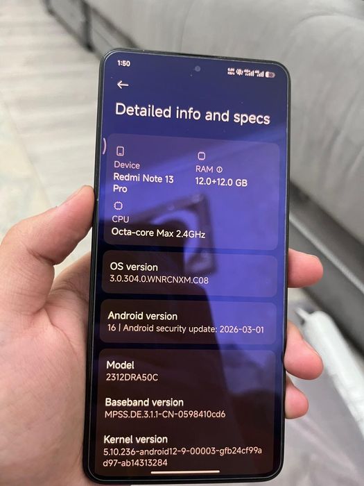 Redmi Note 13 Pro 5G 12/256 обмен на iPhone