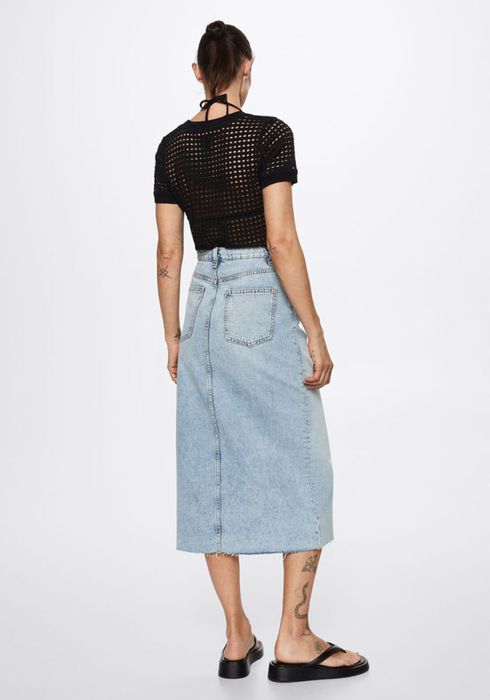 Юбка джинсовая Mango