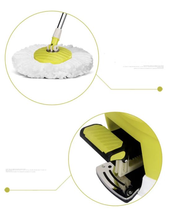 Набор ведро и швабра