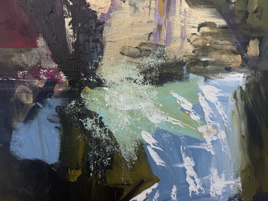 Tablou abstract contemporan