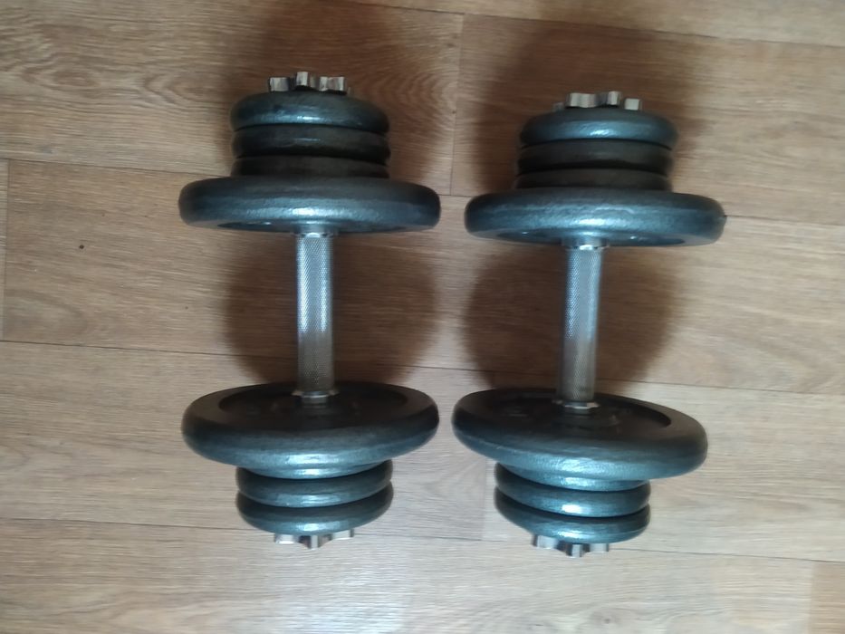 Гантели 40 кг ( 20 кг+ 20 кг )