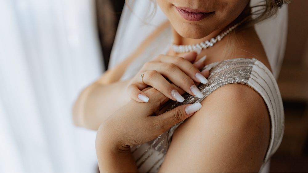 Rochie de mireasa tip sirena cu trena detasabila