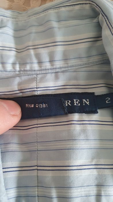 RALPH LAUREN camasa dama mar 36 bleumarin dungulițe albe Curier OLX
