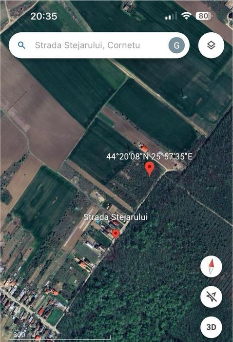 Teren extravilan 25 euro mp