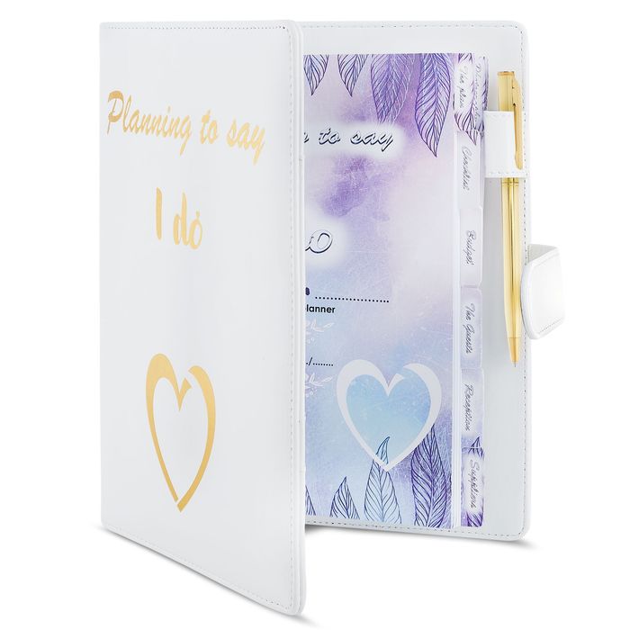 Planner agenda nunta - nou, alb lb. Engleză