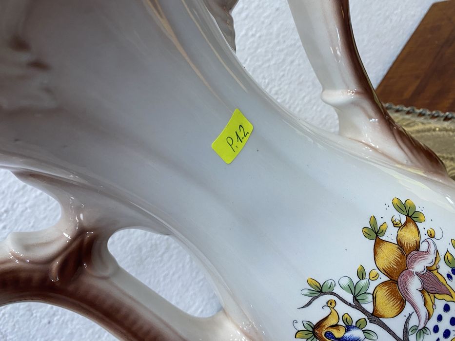 Огромен порцеланов чайник - кана италианско  производство