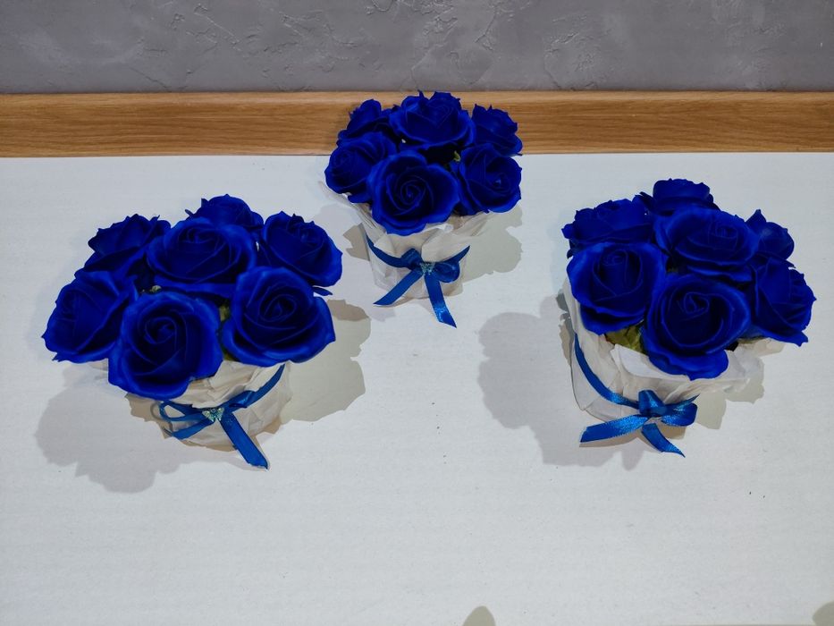 Интерьерный букет из мыльных роз — Не вянет до 5 лет!