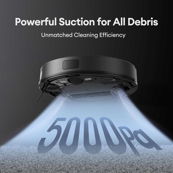 Робот прахосмукачка Ultenic D10, Съхранява до 5 карти с навигация