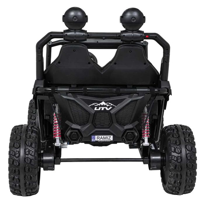 UTV electric pt copii cu 2 locuri Buggy 4x4 24V 350W (3558) Negru
