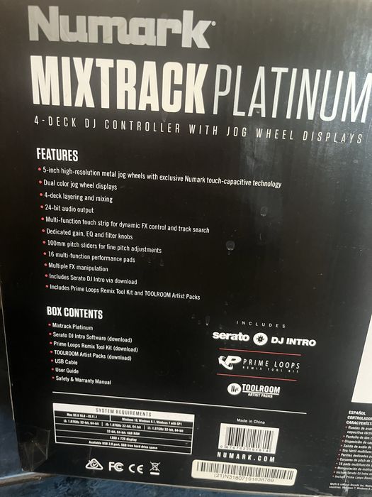 Consola DJ 4 deck Numark Mixtrack Platinum
